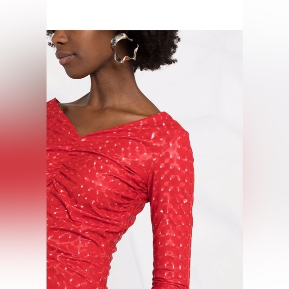 MSGM
Graphic print long-sleeve dress
Size 40 red - Picture 4 of 12